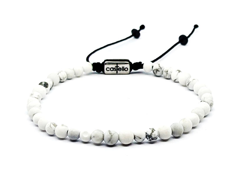 Howlite Bracelet · 4mm