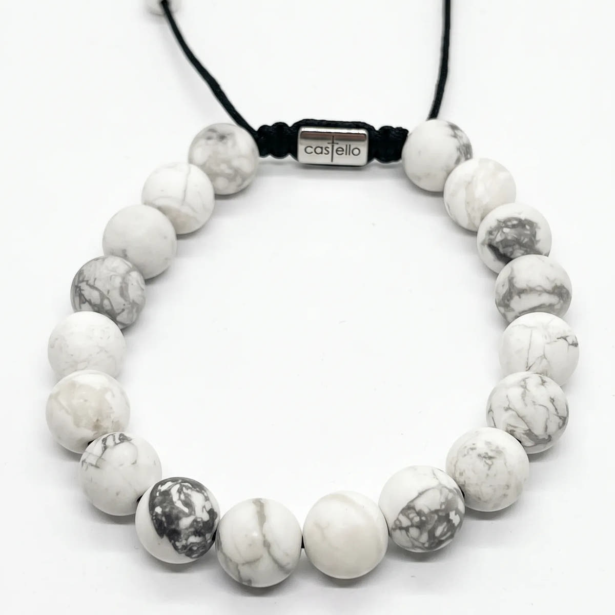Howlite Boho Bracelet · 10mm