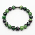 Ruby Zoisite Men's Bracelet · 10mm