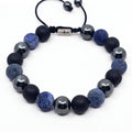 Sodalite, Onyx & Hematite Stacking Bracelet, 10mm | Castello Jewels