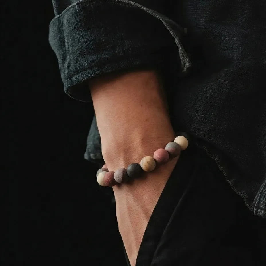 Mookite Gemstone Bracelet, 10mm, view 2 | Castello Jewels