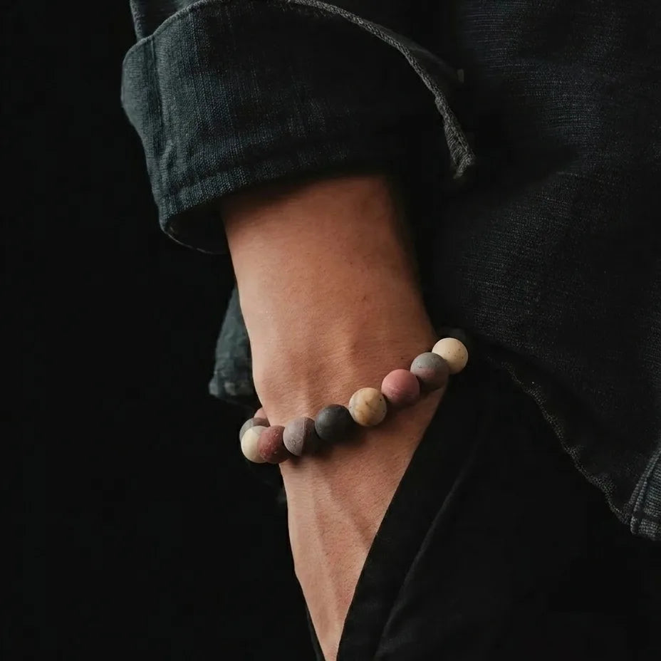 Mookite Gemstone Bracelet, 10mm, view 2 | Castello Jewels