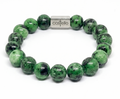 Ruby Zoisite Gemstone Bracelet, 12mm | Castello Jewels