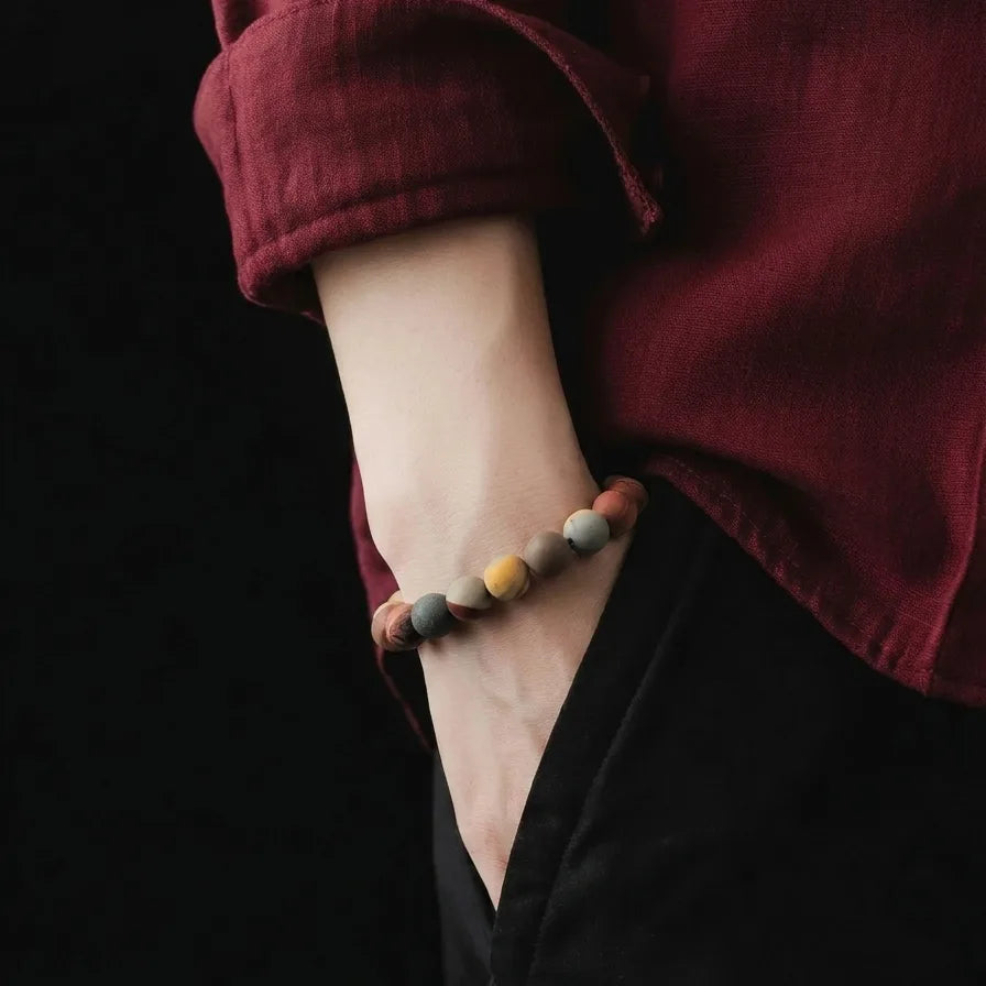 Mookite Beaded Bracelet, 12mm, view 2 | Castello Jewels