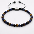 Sodalite, Tiger's Eye & Onyx Bracelet, 4mm | Castello Jewels
