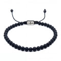 Matte Onyx Bracelet, Waterproof · 4mm