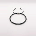 Hematite Beaded Bracelet, Water-Resistant · 4mm