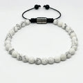 Howlite Bracelet, 4mm | Castello Jewels