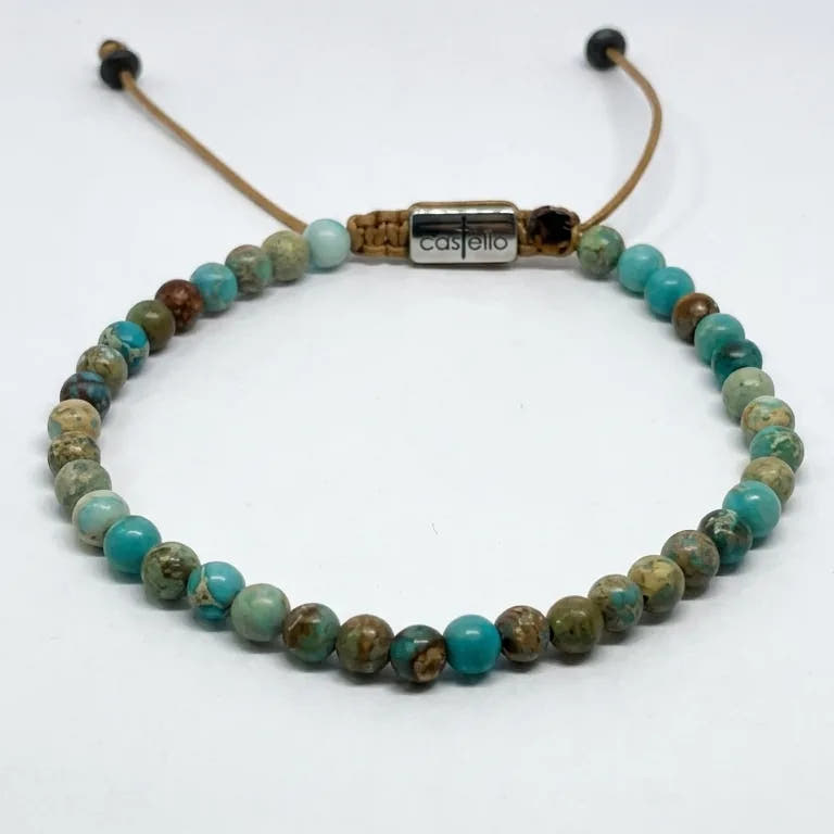 Jasper Turquoise Bracelet · 4mm