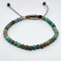 Jasper Turquoise Bracelet, 4mm | Castello Jewels