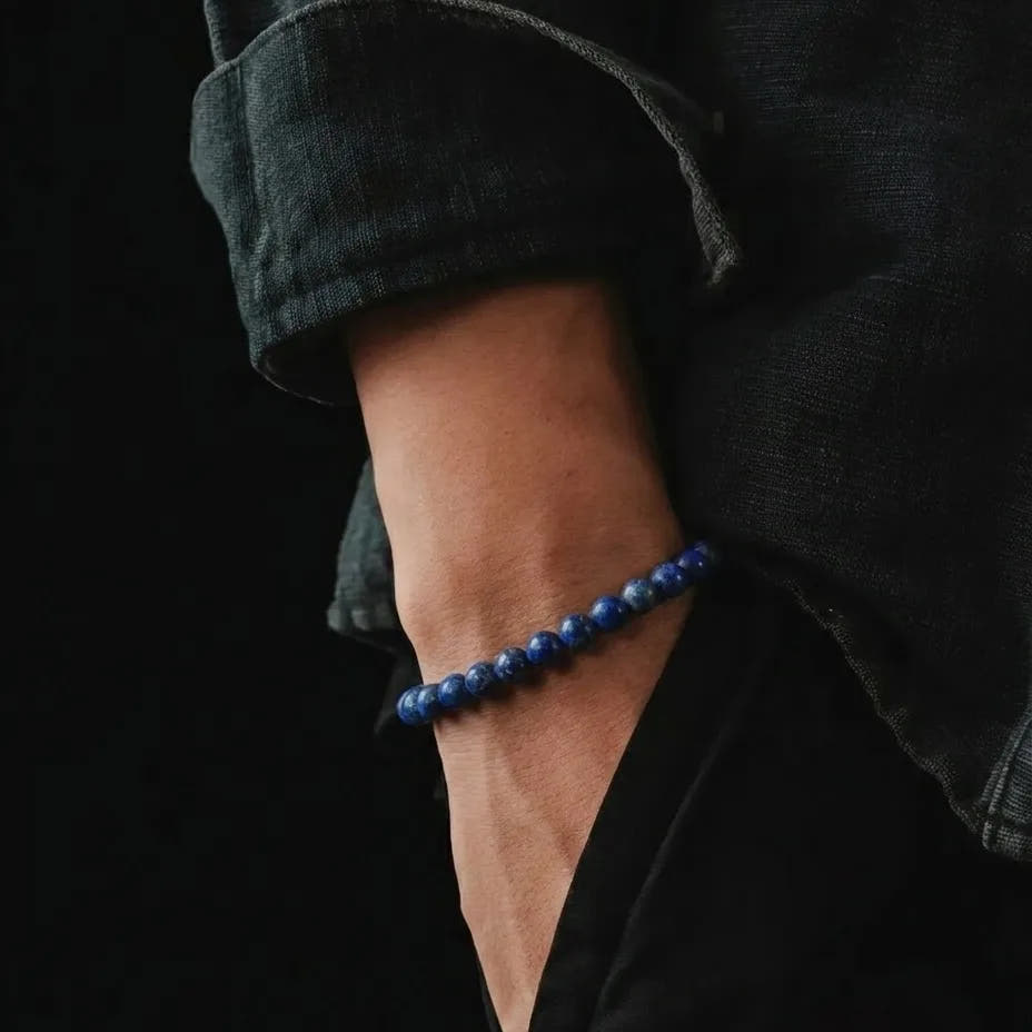 Sodalite Bracelet, 4mm, view 2 | Castello Jewels