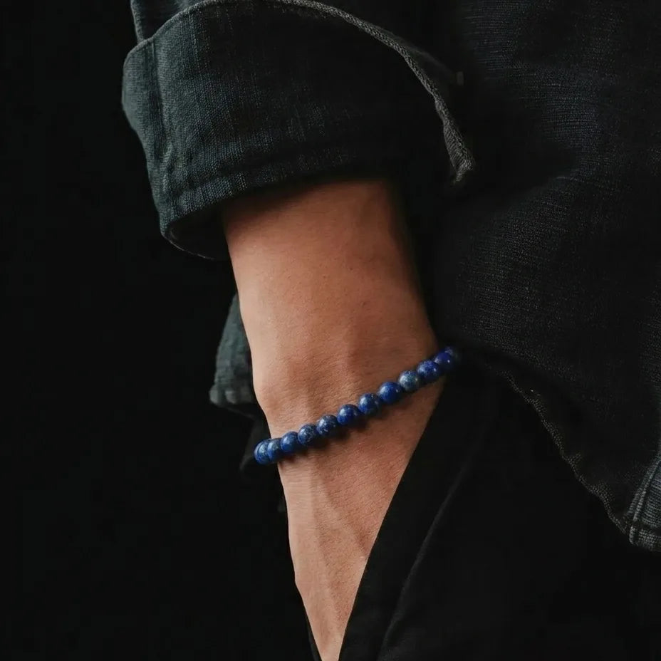 Sodalite Bracelet, 4mm, view 2 | Castello Jewels