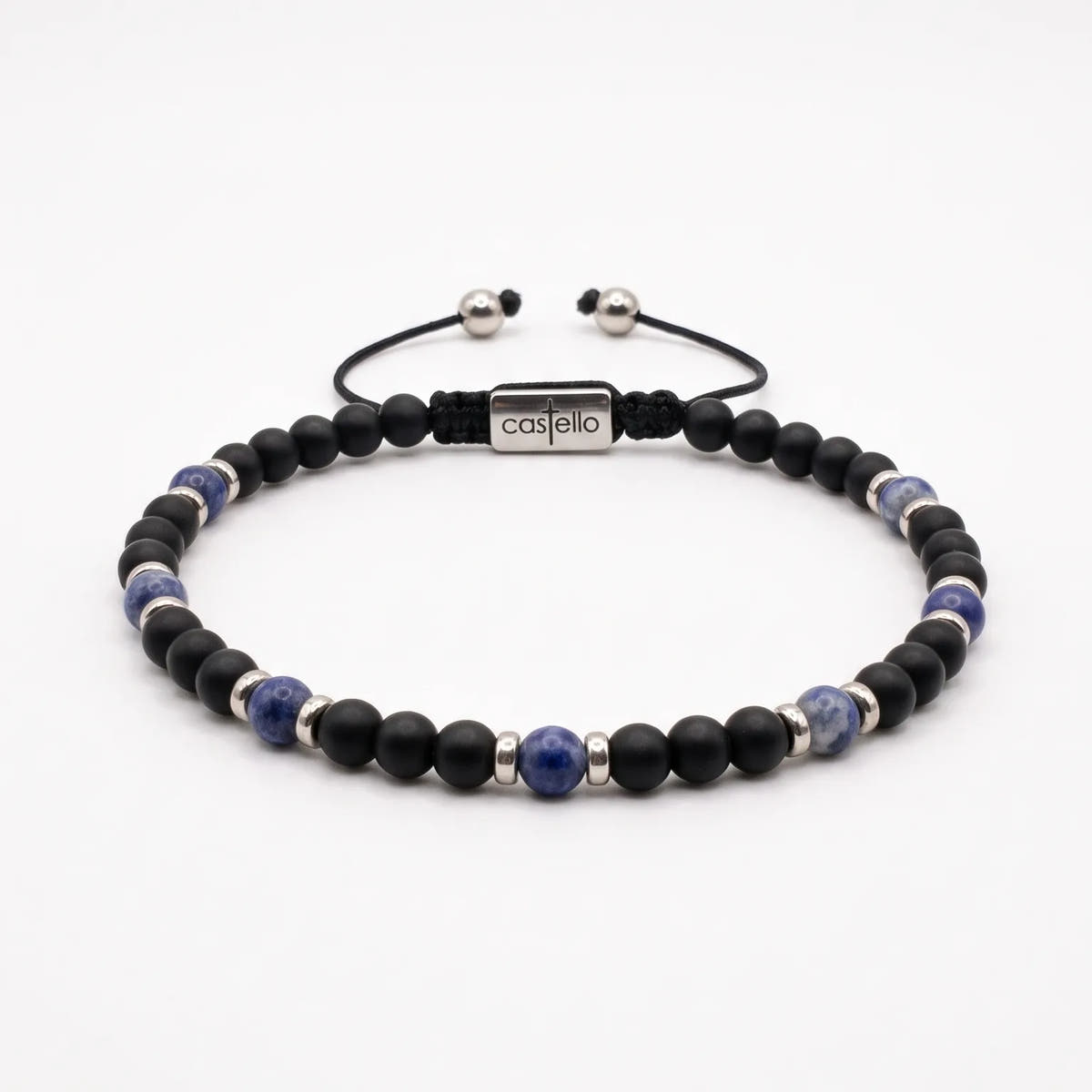Classic Onyx & Sodalite — Timeless, Everyday Wear · 4mm