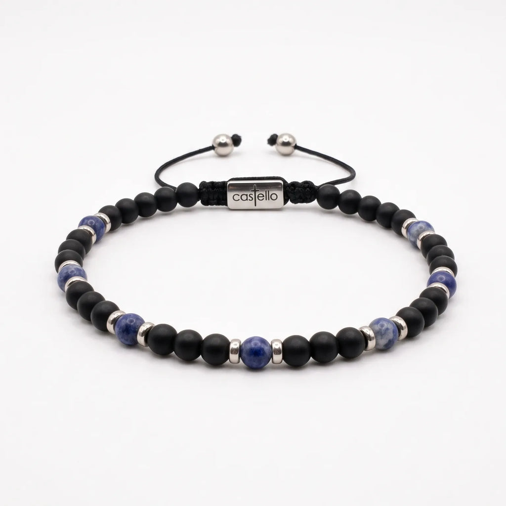 Classic Onyx & Sodalite — Timeless, Everyday Wear · 4mm
