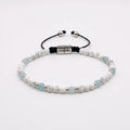 Classic Howlite & Amazonite, Timeless, Everyday Wear, 4mm | Castello Jewels