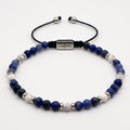 Classic Gold-Plated Sodalite & Howlite — Timeless · 4mm