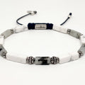 Kiwi Jasper Bracelet, Handmade Sterling Silver, 4mm | Castello Jewels