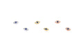 Evil Eye stud earring, Silver 925 | Castello Jewels
