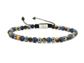 Hand Made Bracelet Sodalite, Tigers Eye Mat, Hematite stone 4mm | Castello Jewels