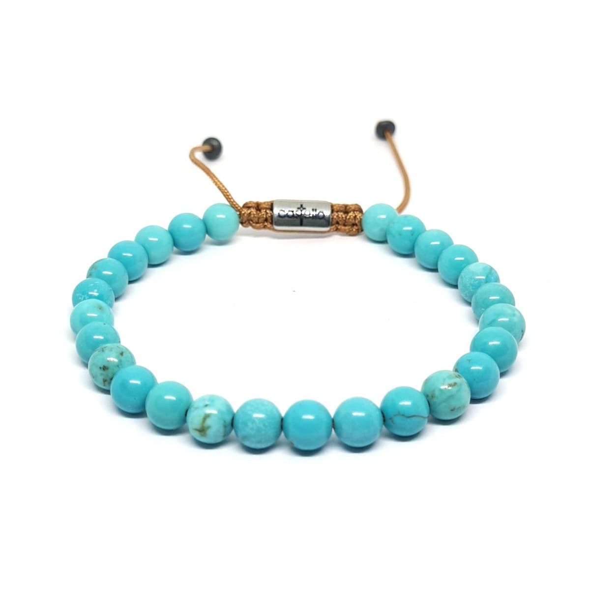 Turquoise Stacking Bracelet, 6mm | Castello Jewels