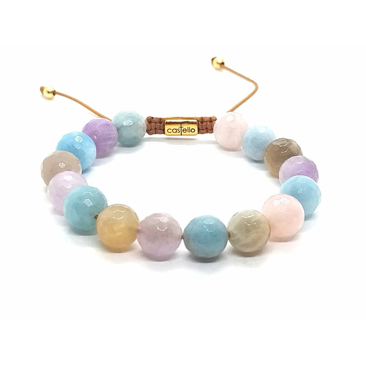 Beryl Unisex Bracelet, 10mm | Castello Jewels