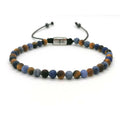 Tiger's Eye & Sodalite Bracelet, 4mm | Castello Jewels