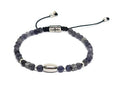 Hand Made Bracelet Silver 925 CHIC Iolite stone 4mm | Castello Jewels