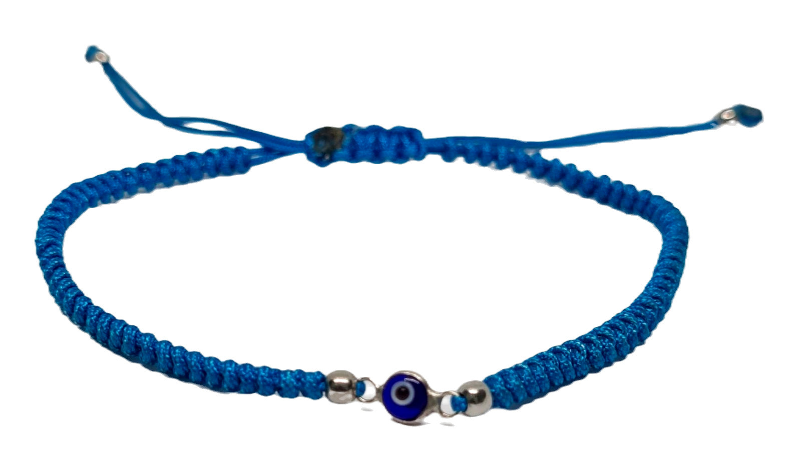Hand made Evil Eye silver bracelet — view 6 | Castello Jewels