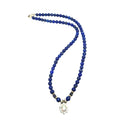 Lapis Lazuli & Opal Pendant Necklace, 6mm | Castello Jewels