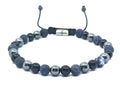 Hand Made Bracelet Sodalite, Onyx Polish, Hematite stone 6mm | Castello Jewels
