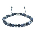 Sodalite, Onyx & Hematite Men's Bracelet, 6mm | Castello Jewels