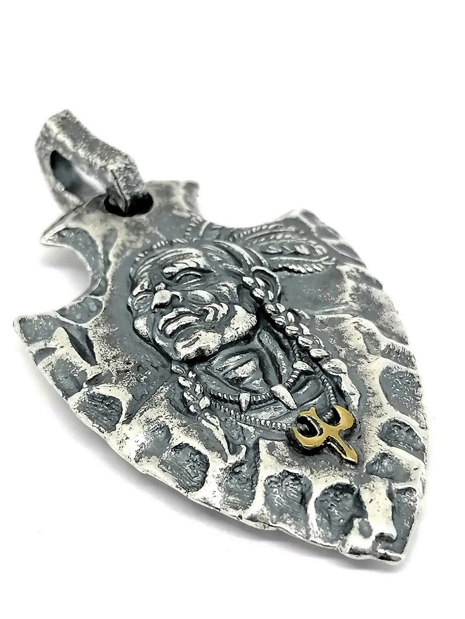 925 silver Indian pendant — view 2 | Castello Jewels