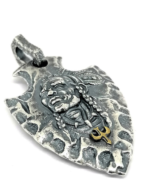 925 silver Indian pendant — view 2 | Castello Jewels