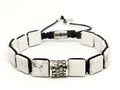 Bracelet Ancient 925 Silver, Howlite 10mm stone | Castello Jewels