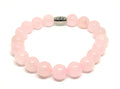 Hand Made Bracelet Pink Quartz stone 10mm | Castello Jewels