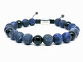 Hand Made Bracelet Sodalite, Onyx Polish 8mm stone | Castello Jewels