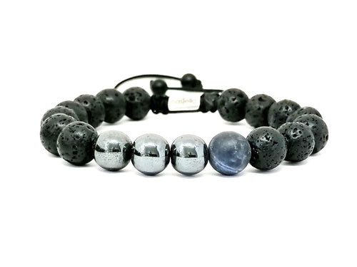 Bracelet Lava 10mm stone | Castello Jewels
