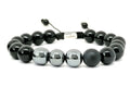 Bracelet Onyx with Hematite, 10mm stone | Castello Jewels