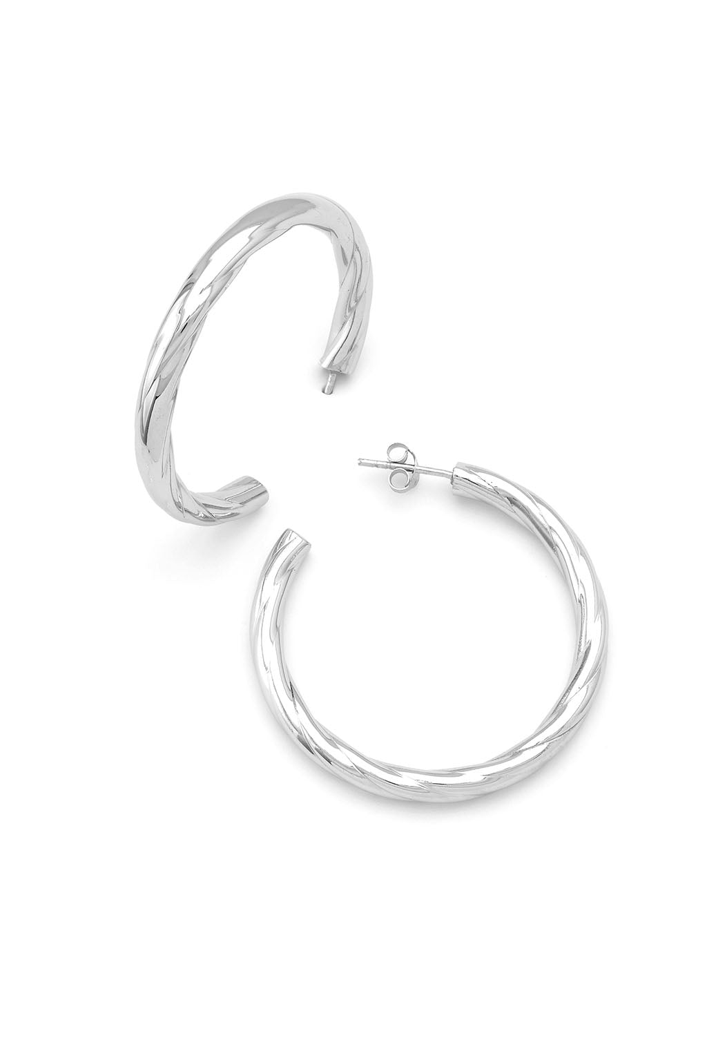 Silver cribs earrings | Castello Jewels