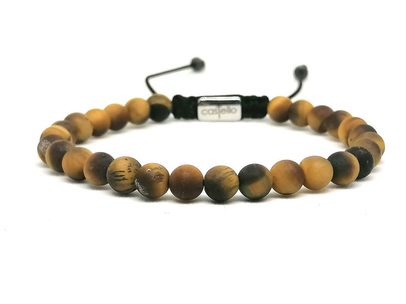 Matte Tiger's Eye Bracelet · 6mm