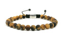 Gemstone Bracelet Tiger Eye stone 6mm | Castello Jewels