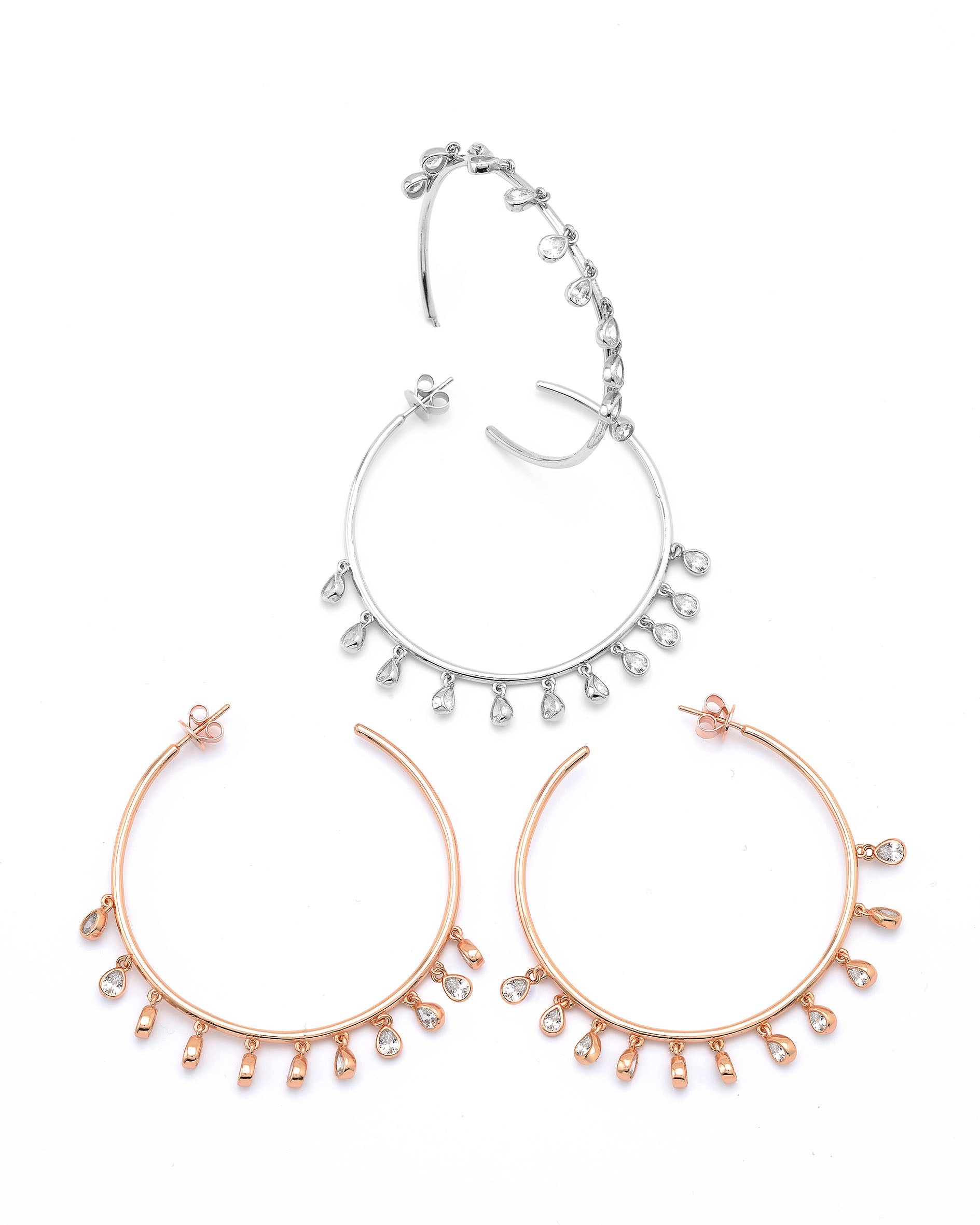 Fashion Silver earrings | Castello Jewels