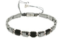 Hand Made Bracelet Ancient 925 Silver, Hematite 6*6mm stone | Castello Jewels
