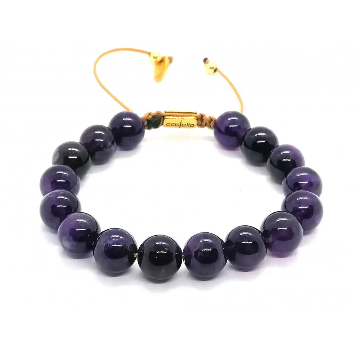 Amethyst Everyday Bracelet, 10mm | Castello Jewels