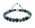 Hand Made Bracelet Sodalite, Onyx Polish, Africa Turquoise stone 8mm | Castello Jewels
