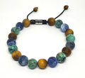 Hand Made Bracelet Africa Turquoise, Sodalite, Tiger Eye stone 10mm | Castello Jewels