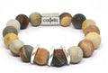 Hand Made Silver 925 Bracelet Mookite stone 12mm | Castello Jewels