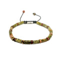 Unakite Tube Bracelet, 4mm | Castello Jewels