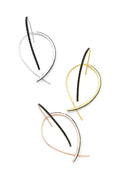 Classy Silver earrings | Castello Jewels