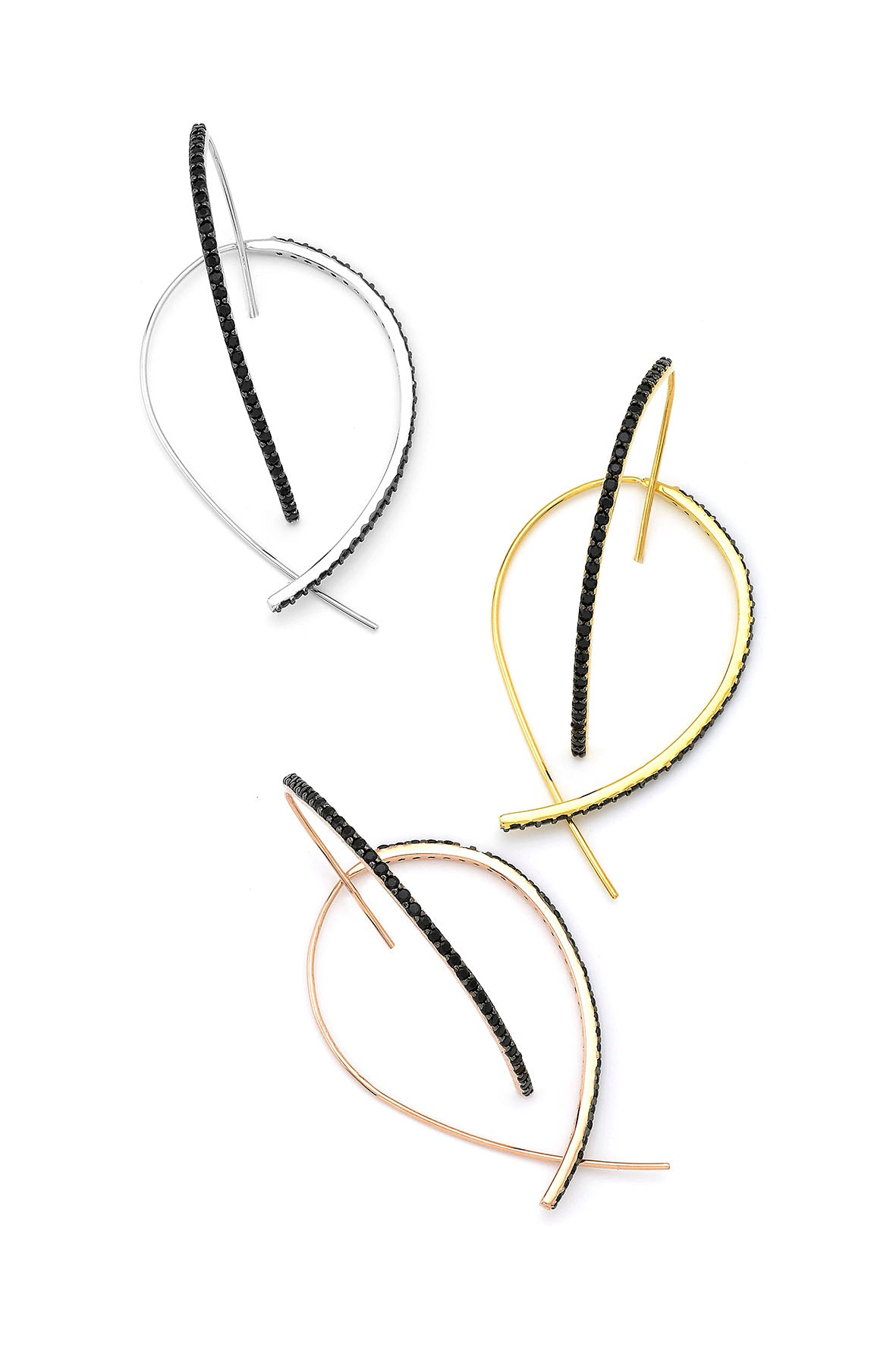 Classy Silver earrings | Castello Jewels